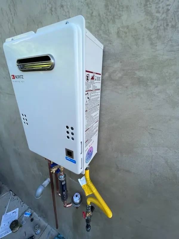 Tankless water heater installation for Century Cove homes